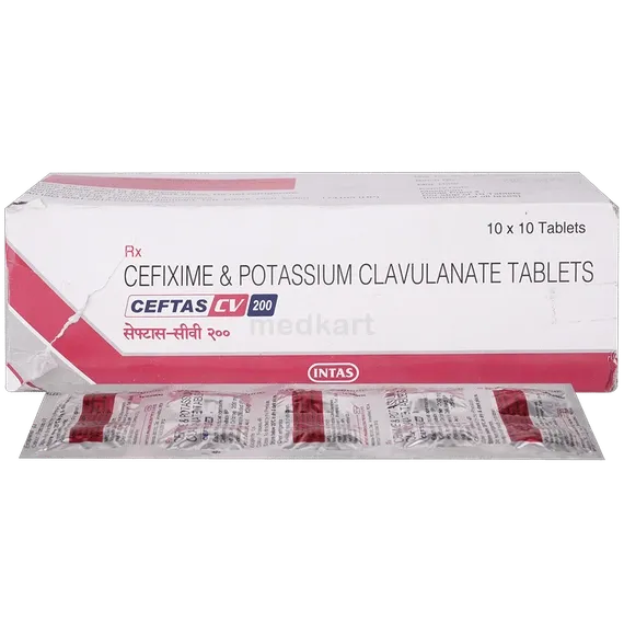 ceftas cv 200mg tablet 10's